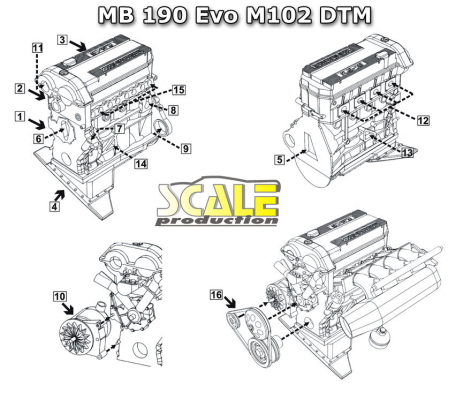 MB 190 M102 Motor (DTM)