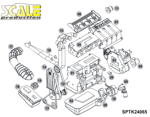 V-W Golf 1.8L 16V Motor