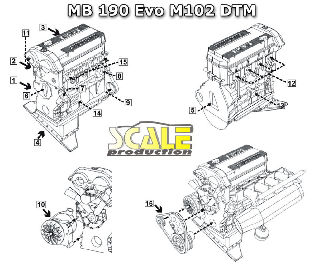 MB 190 M102 Motor (DTM)